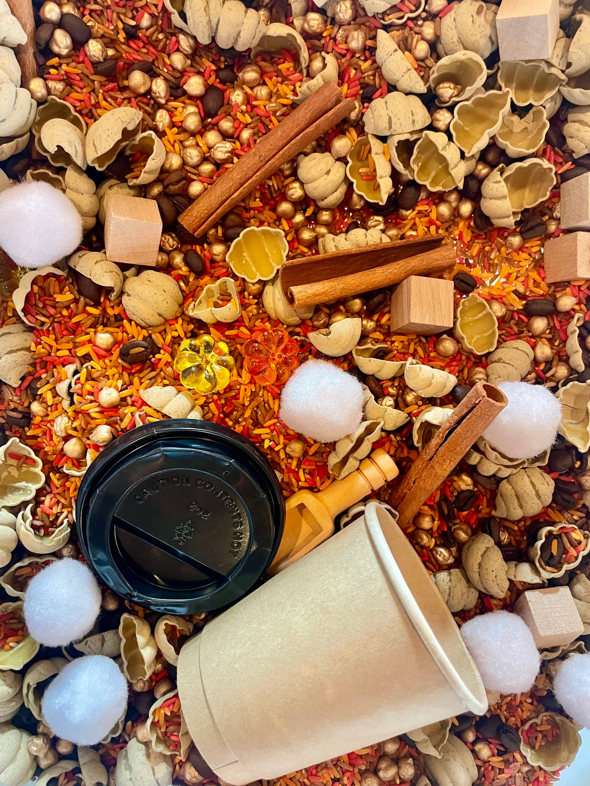 Autumn Pumpkin Spice Late Sensory Rice Kit