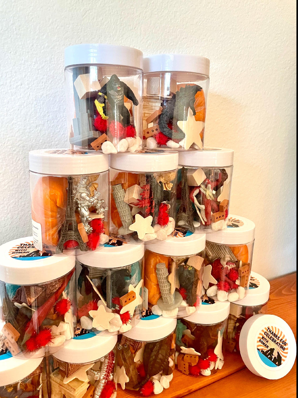 Custom Dough to Go Jars & Party Favors