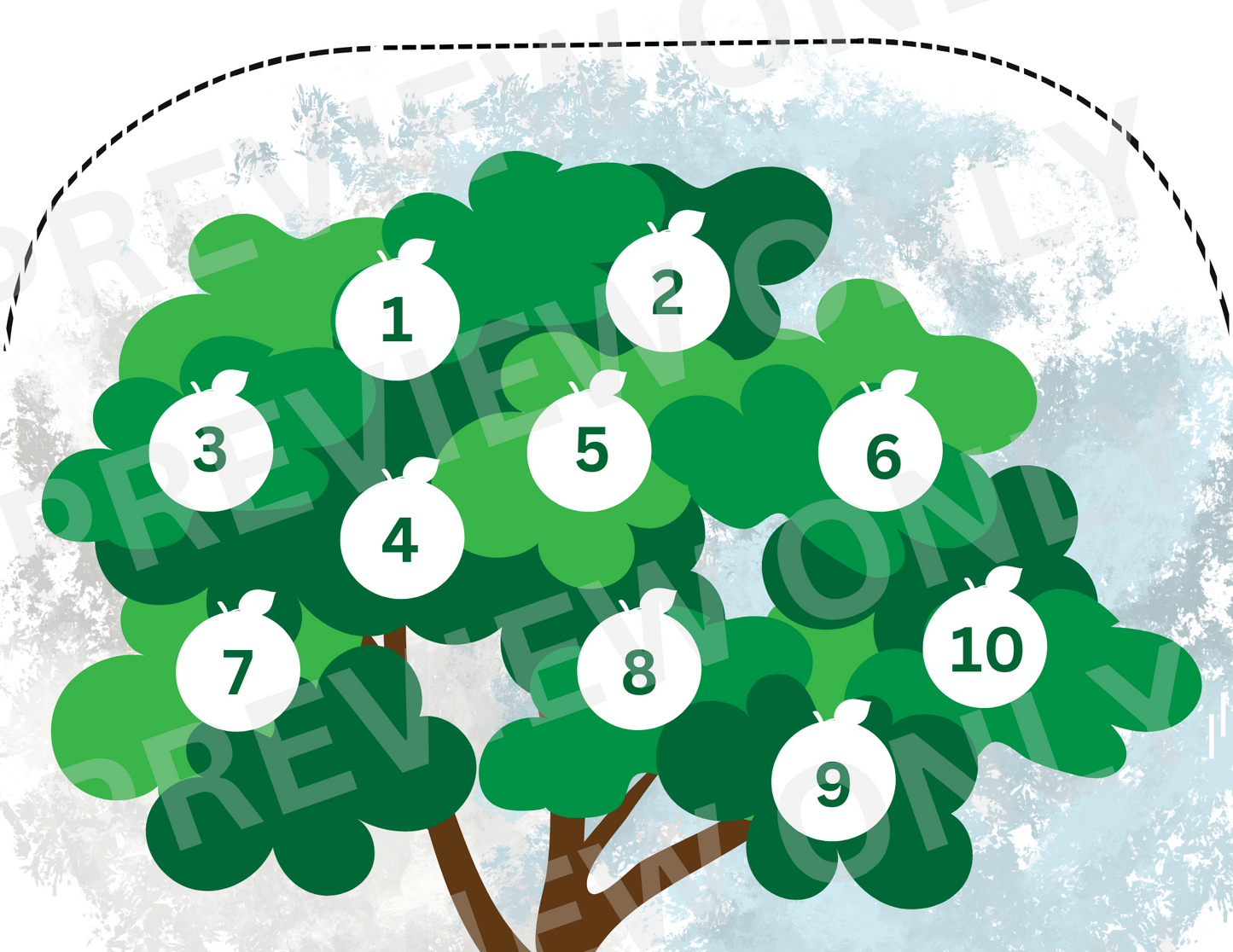 Printable Flisat Trofast Bin Insert- Orange Grove