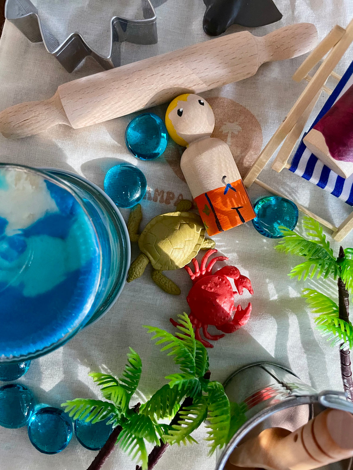 Busy Bag Play Dough Kit- Beach