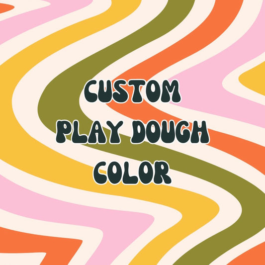 Custom Play Dough Color