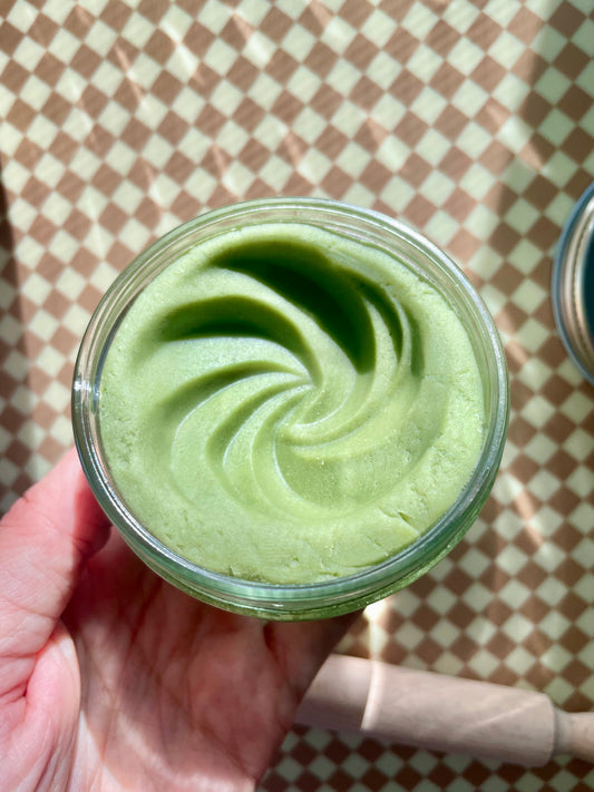 Plant Dyed Play Dough- Green Matcha Alligator