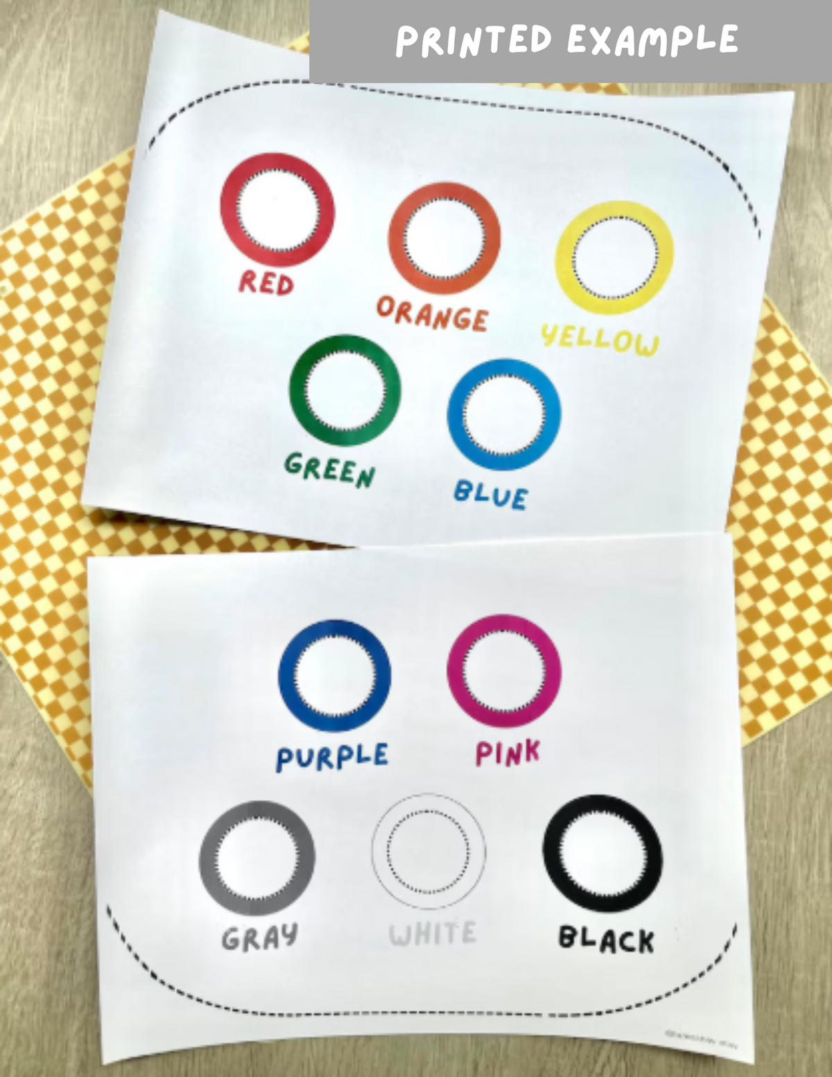 Halloween Sensory Activity Printable- Trofast Bin Insert