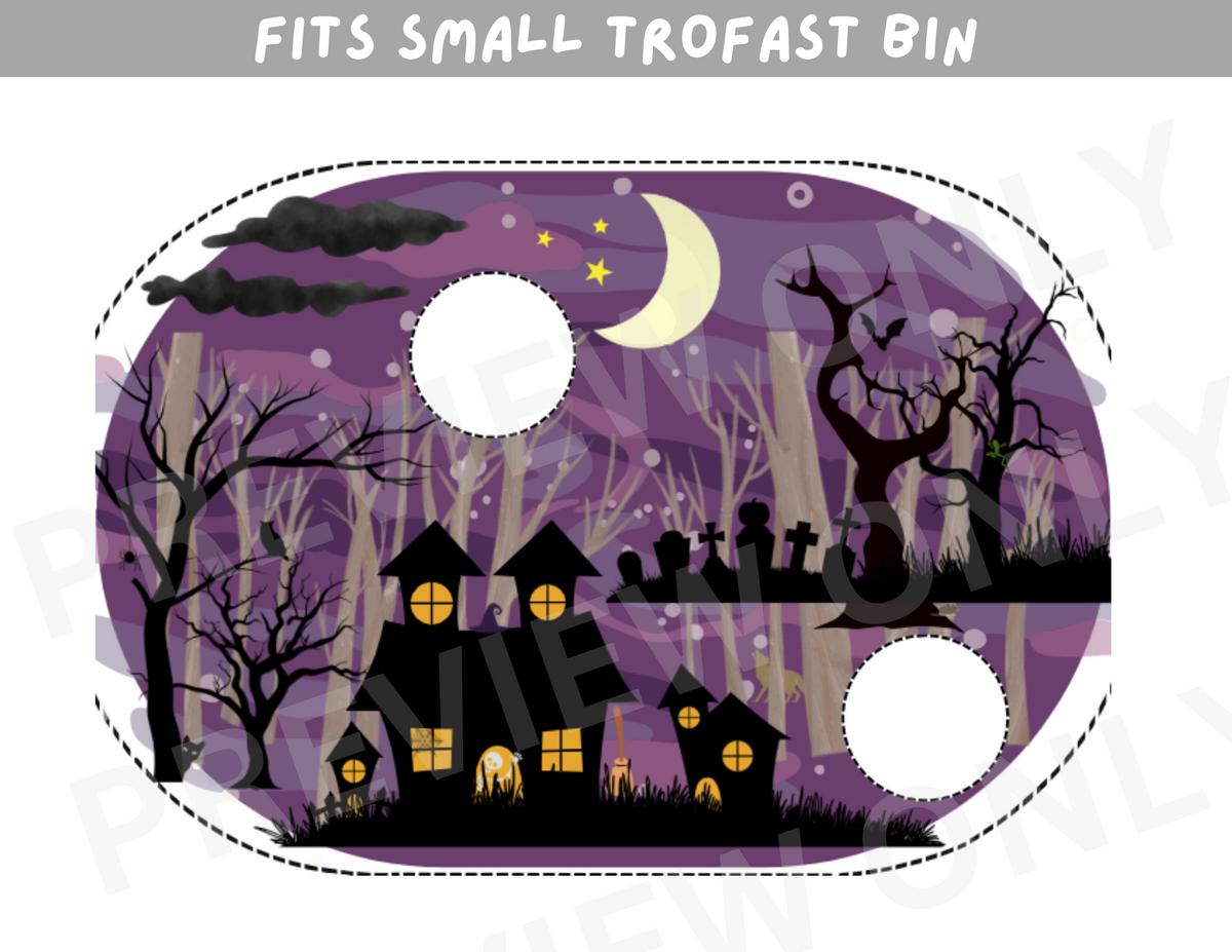 Halloween Sensory Activity Printable- Trofast Bin Insert