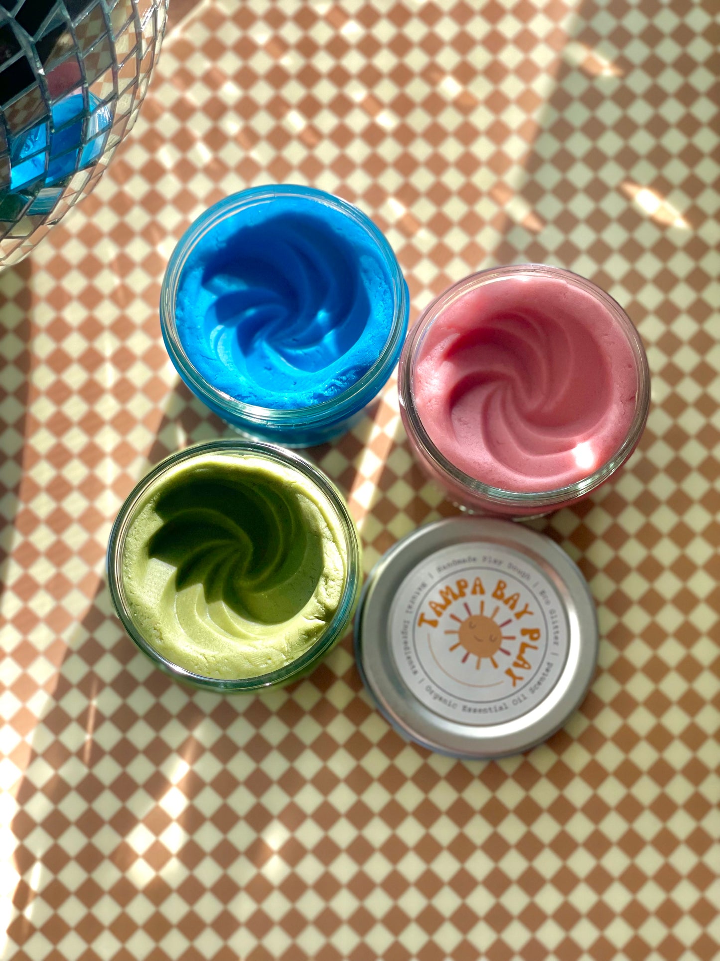 Plant Dyed Play Dough- Blue Spirulina Dolphin