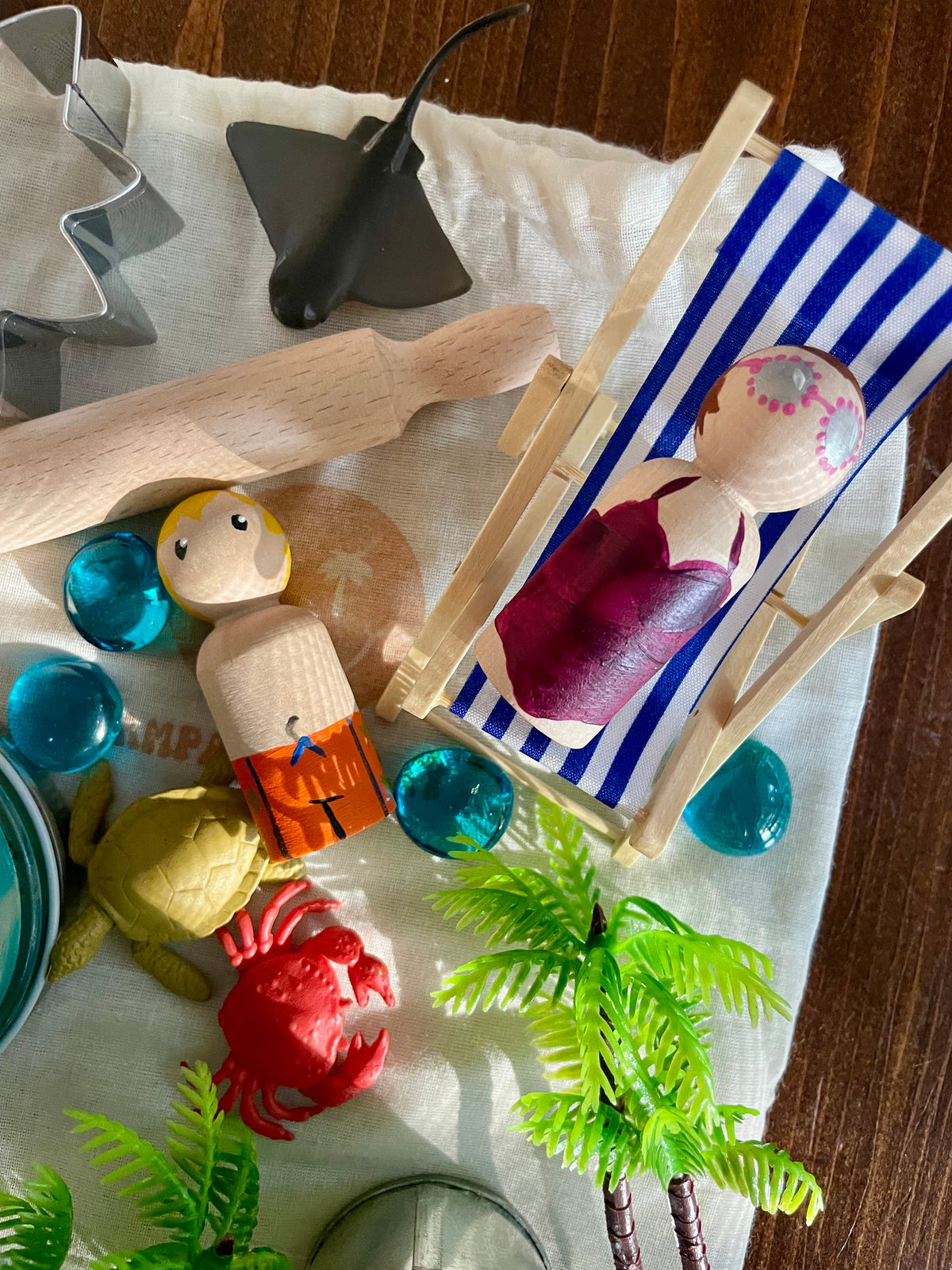 Busy Bag Play Dough Kit- Beach
