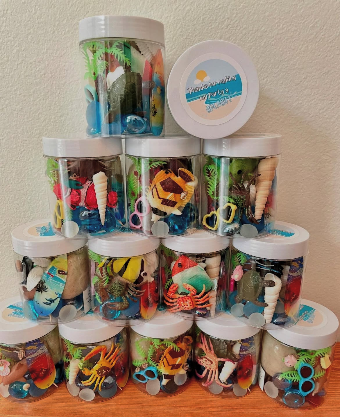 Custom Dough to Go Jars & Party Favors