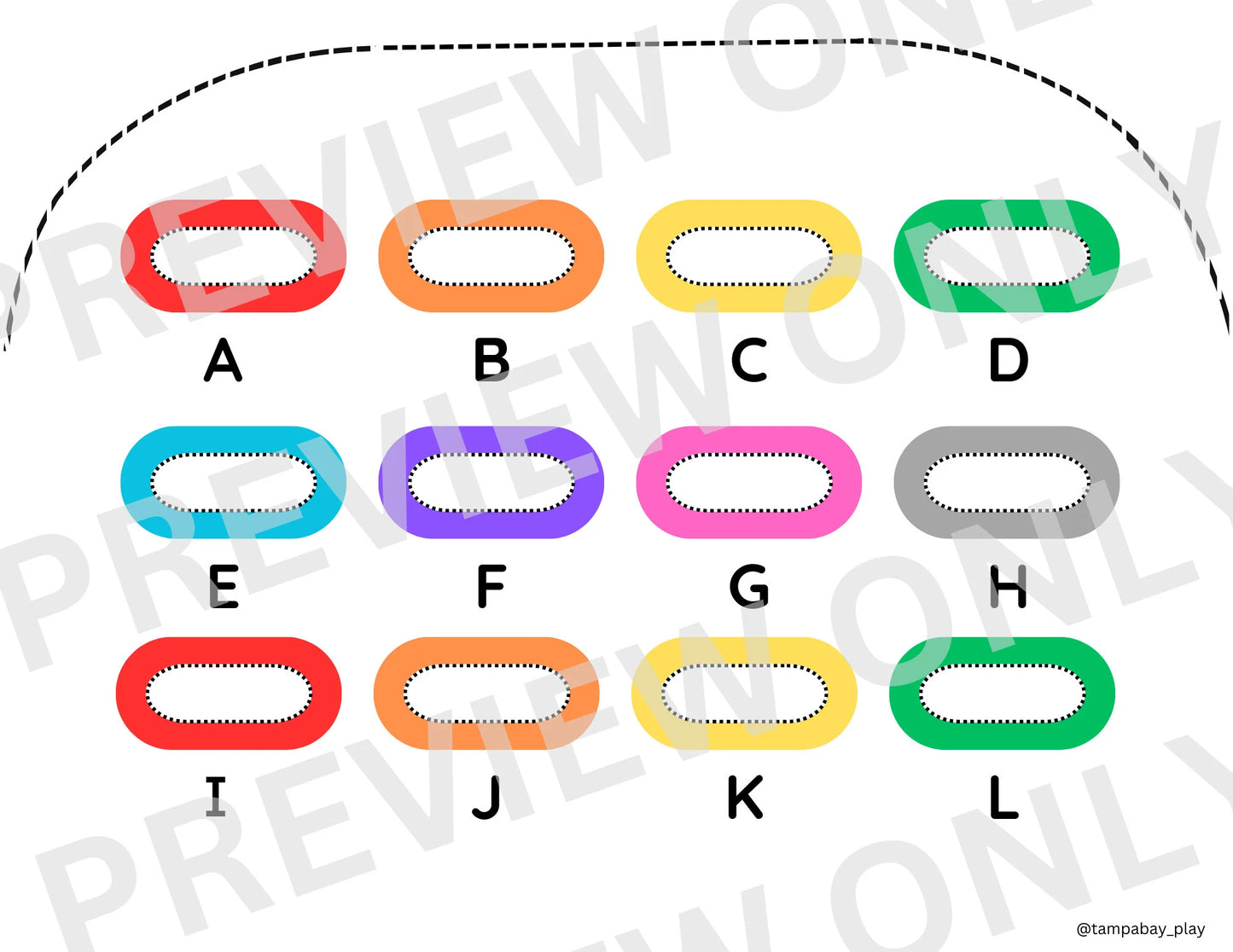 Printable Flisat Trofast Bin Insert- Alphabet Sort