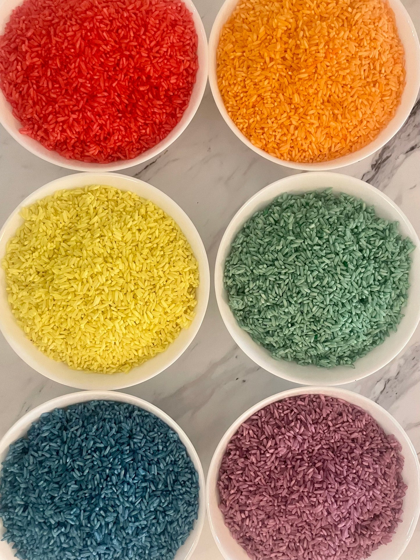 Sensory Rice- Custom Choose A Color