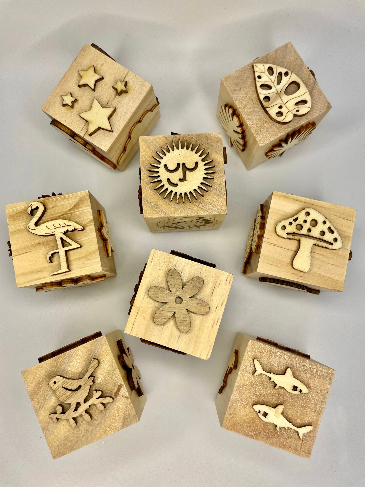 Wooden Block Stamp
