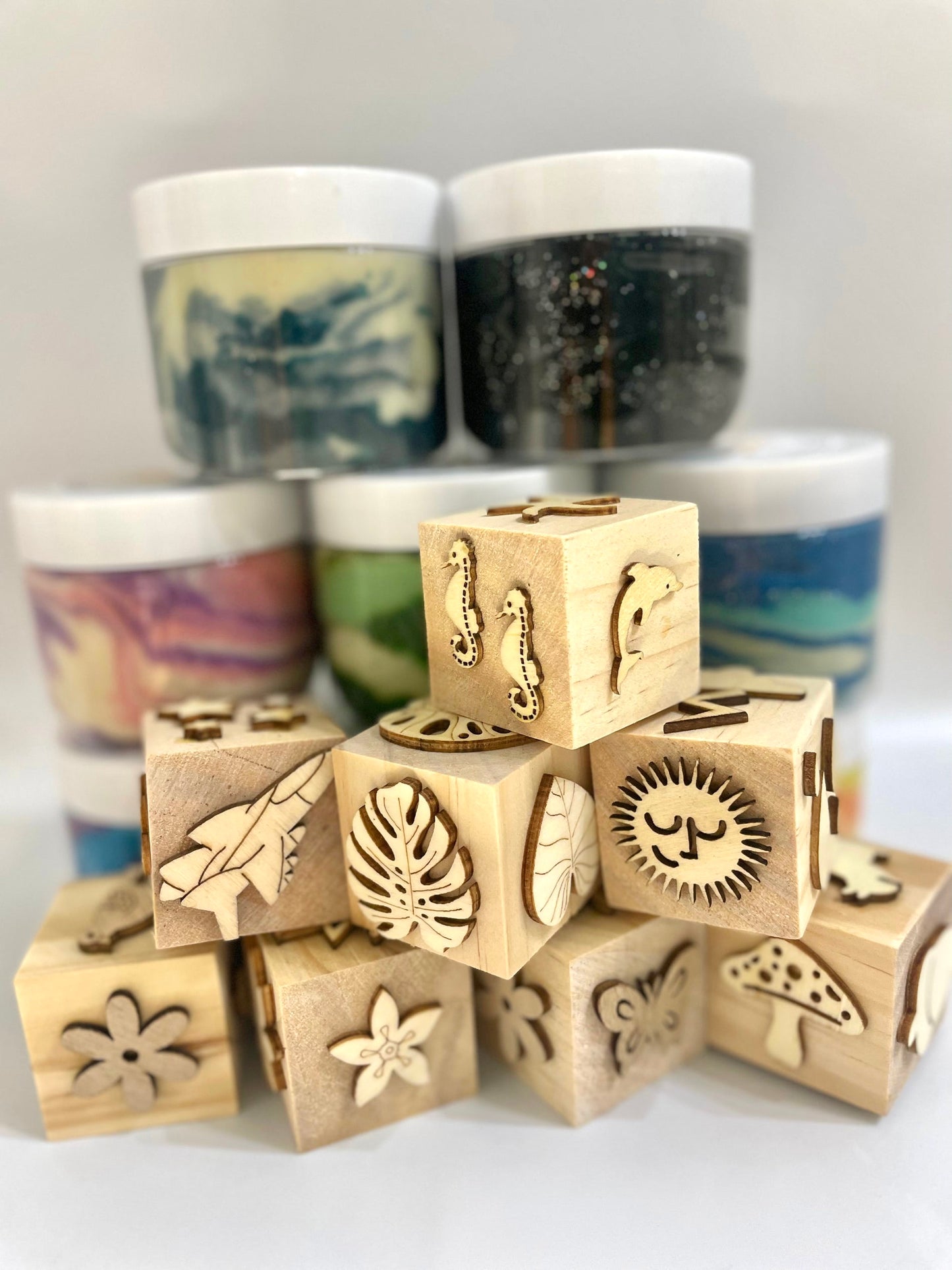 Wooden Block Stamp